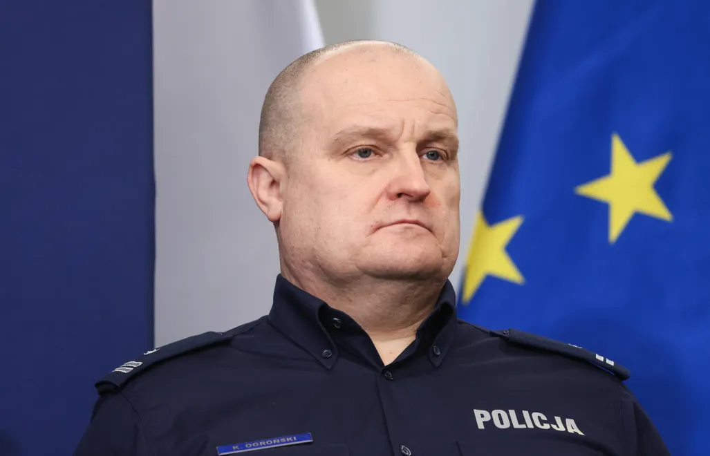 Mł. insp. Krzysztof Ogroński, fot. PAP/Leszek Szymański