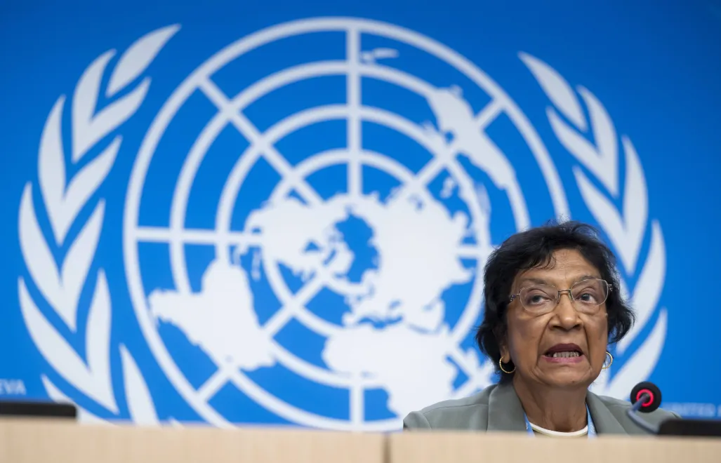 Navi Pillay. Fot. PAP/EPA/MARTIAL TREZZINI