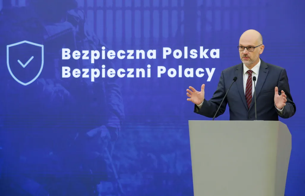 Minister ds. nadzoru nad wdrażaniem polityki rządu Maciej Berek. Fot. PAP/Tomasz Gzell