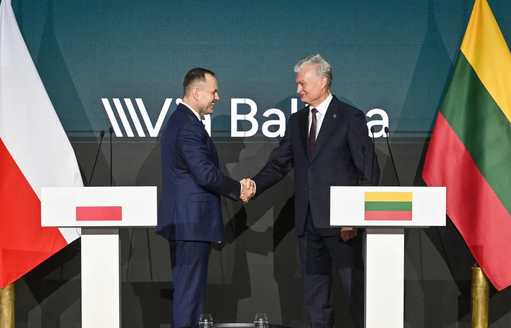 Karol Nawrocki, Gitanas Nauseda Fot. PAP/Valdemar Doveiko