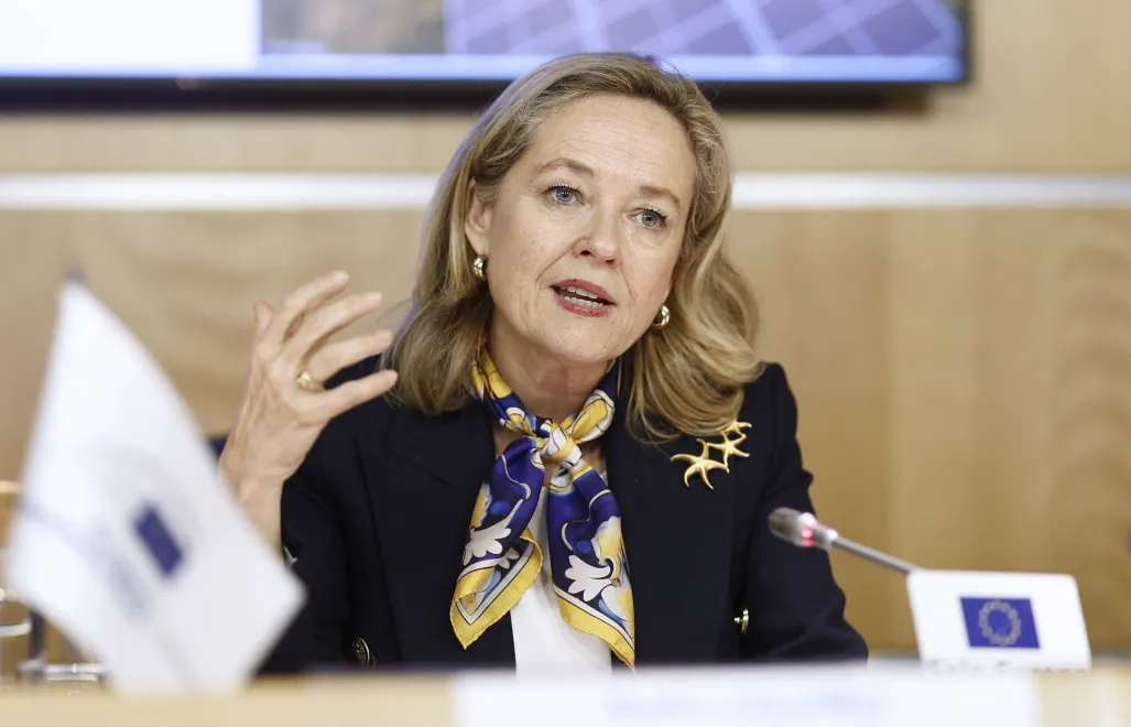Очільниця Європейського інвестиційного банку (ЄІБ) Надія Кальвіно. Fot. PAP/EPA/Rodrigo Jimenez