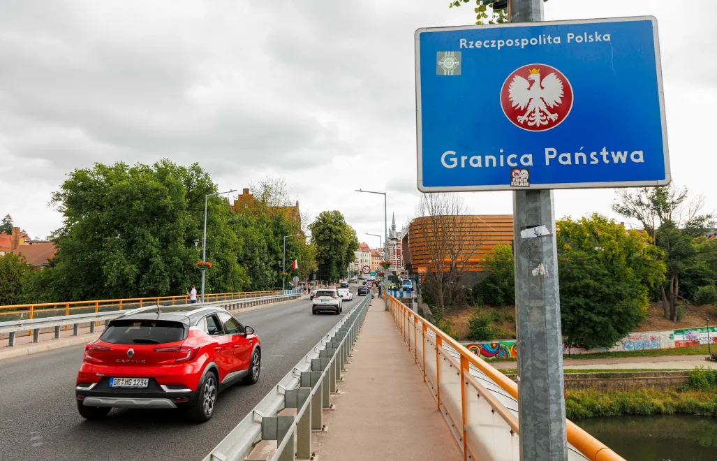 Przejście graniczne Zgorzelec-Goerlitz, fot. PAP/Tomasz Golla