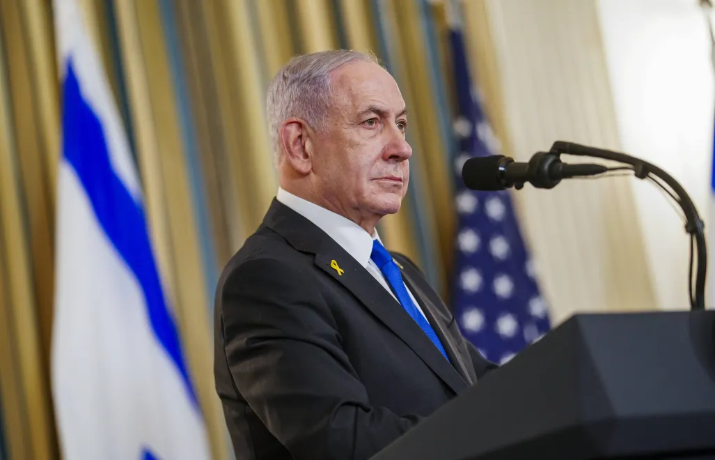  Benjamin Netanjahu. Fot. PAP/EPA/WILL OLIVER