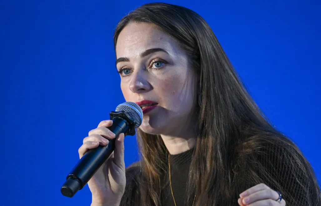 Українська правозахисниця Олександра Матвійчук. Fot. PAP/Marcin Obara