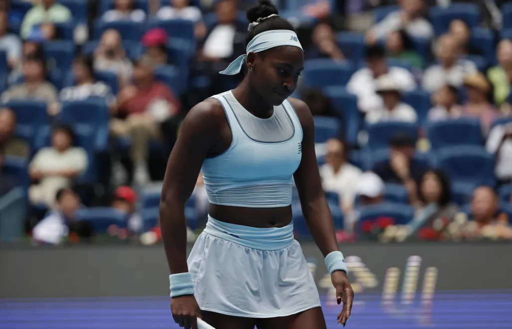 Tenisistka Coco Gauff. Fot. PAP/EPA/ANDRES MARTINEZ CASARES