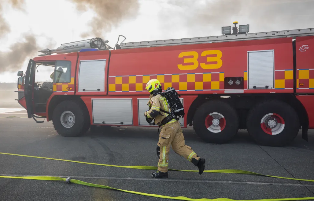 Strażacy otrzymali zgłoszenie o wybuchu pieca przed godz. 10.00. Fot. PAP/	PAP/Krzysztof Ćwik (zdjęcie ilustracyjne)