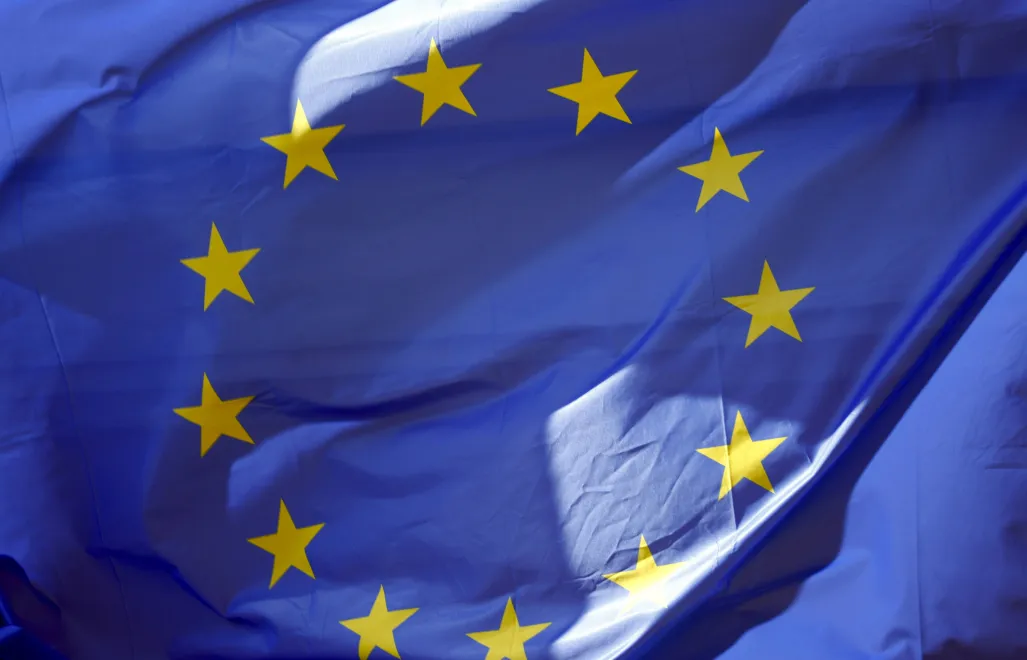 Flaga Unii Europejskie (zdjęcie ilustracyjne). Fot. EPA/TOMS KALNINS