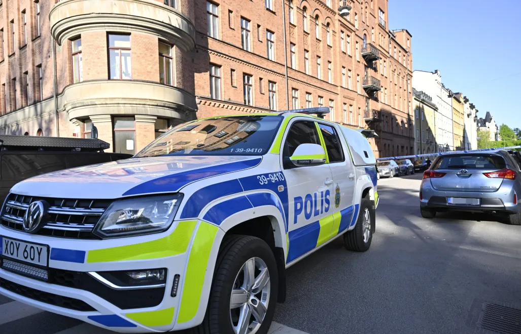 Policja w Sztokholmie, zdjęcie ilustracyjne, fot. PAP/EPA/TT NEWS AGENCY/HENRIK MONTGOMERY