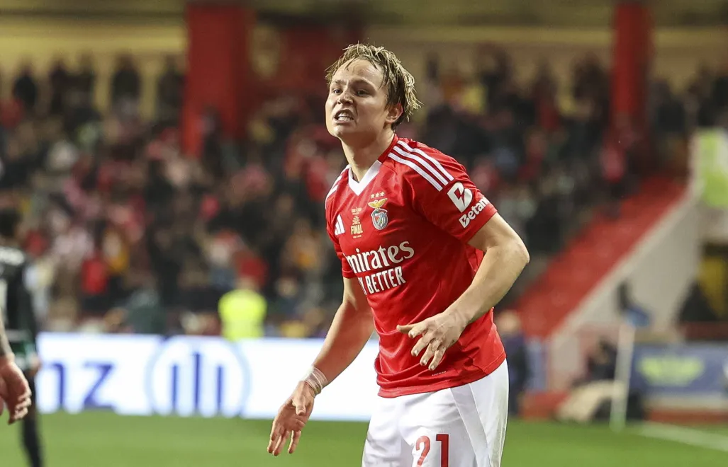 Andreas Schjelderup, fot. PAP/EPA/LUSA/PAULO NOVAIS