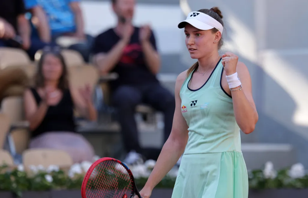 Tenisistka Jelena Rybakina. Fot.  PA/TERESA SUAREZ