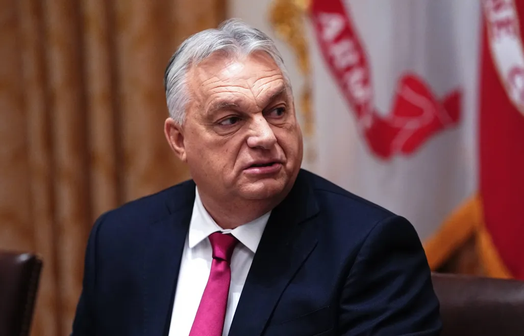 Виктор Орбан  Fot. PAP/EPA/AARON SCHWARTZ / POOL