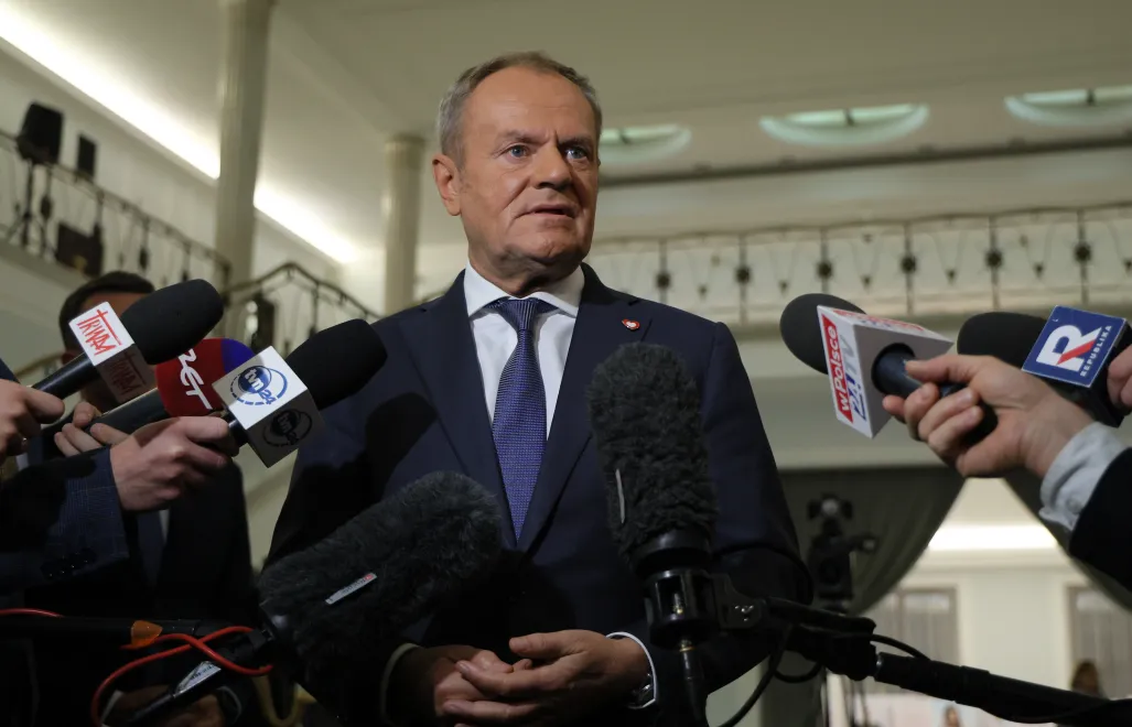 Premier Donald Tusk. Fot. PAP/	Paweł Supernak