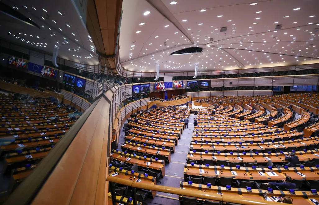 Parlament Europejski. Fot. EPA/OLIVIER HOSLET
