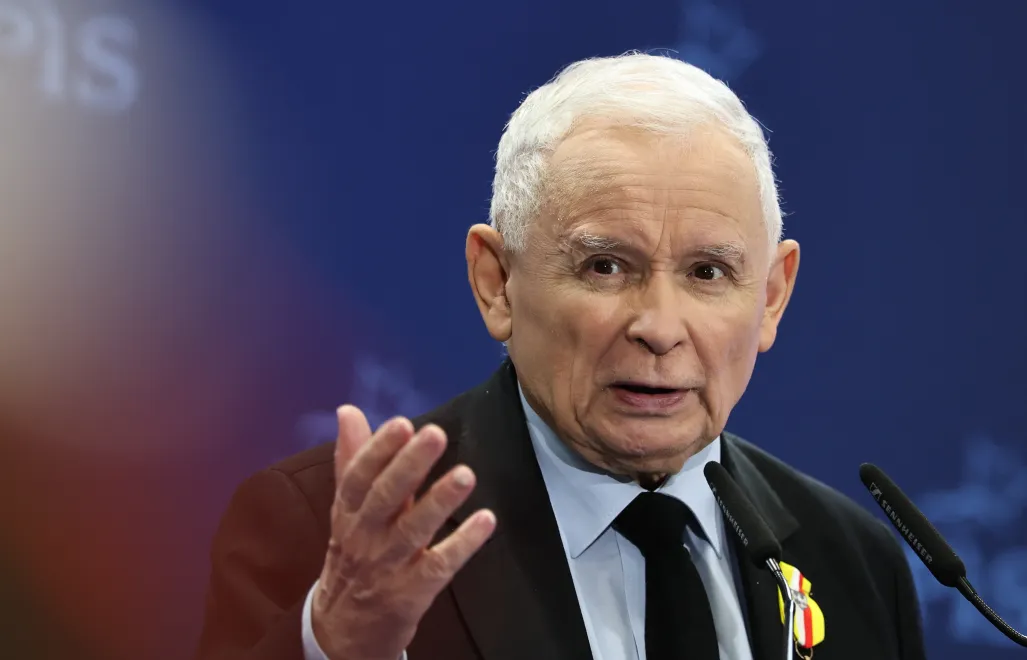Prezes Prawa i Sprawiedliwości Jarosław Kaczyński, fot. PAP/Adam Warżawa