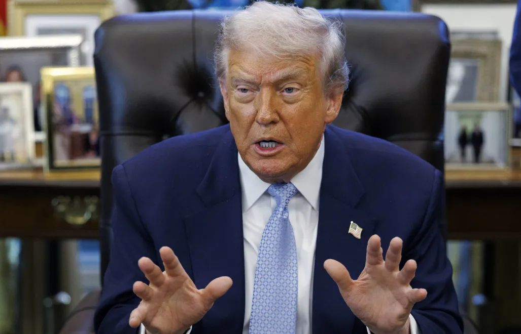 Prezydent USA Donald Trump. Fot. PAP/EPA/WILL OLIVER / POOL 