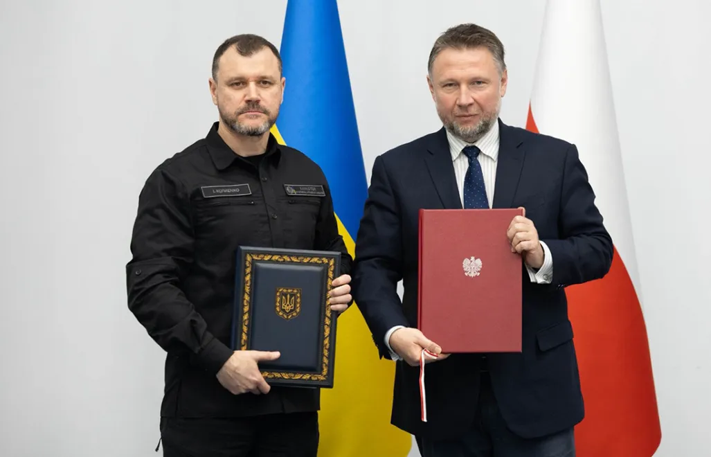 Ігор Клименко та Марцін Кєрвінський. Fot. Ministerstwo Spraw Wewnętrznych i Administracji