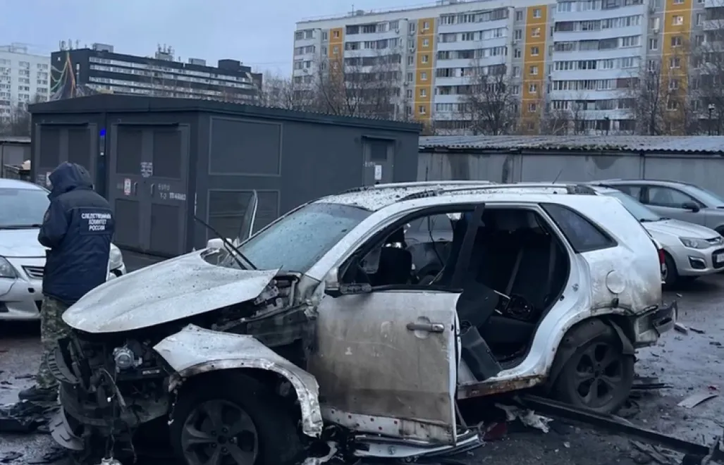 Взорванный автомобиль Сарварова. Fot. Следственный комитет России