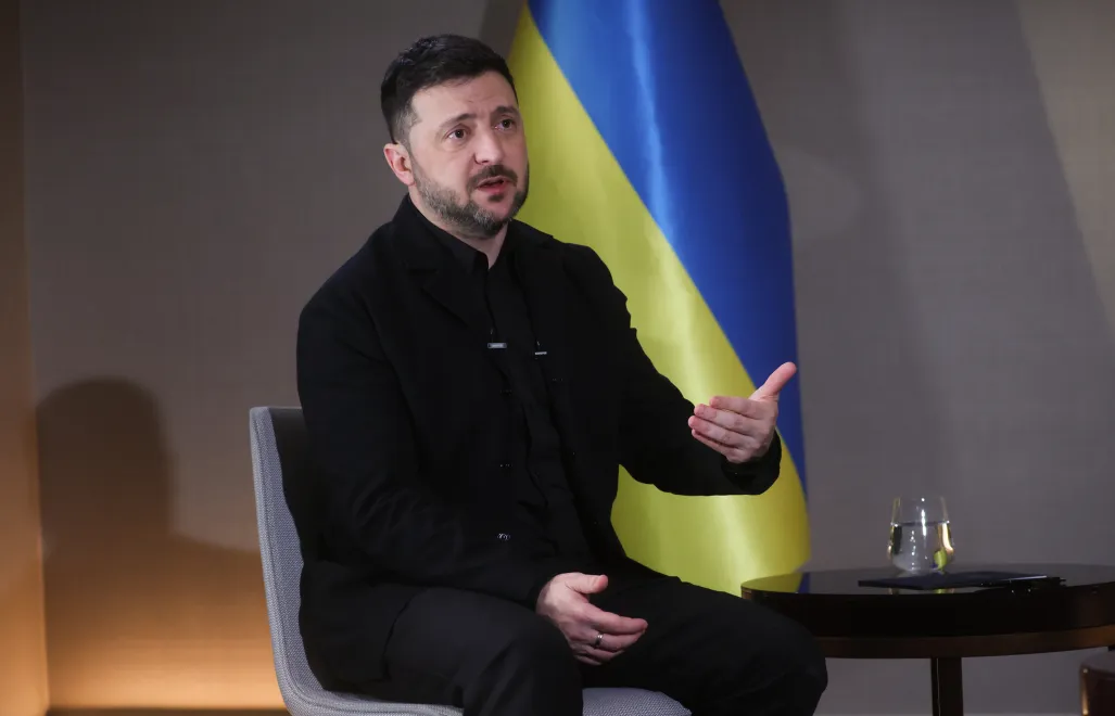 Wołodymyr Zełenski Fot. PAP/Leszek Szymański