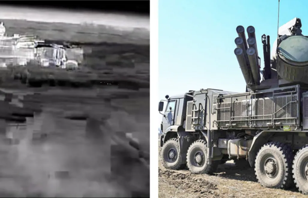 Уражений зенітно-ракетний комплекс "Панцир-С2". Fot. Служба безпеки України