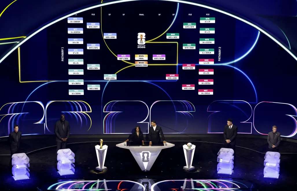 Losowanie grup. Fot. EPA/SHAWN THEW