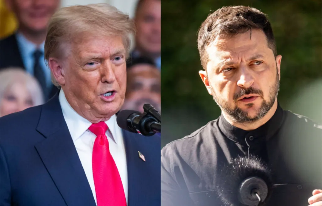 Donald Trump i Wołodymyr Zełenski. Fot. PAP/EPA/JIM LO SCALZO/IDA MARIE ODGAARD