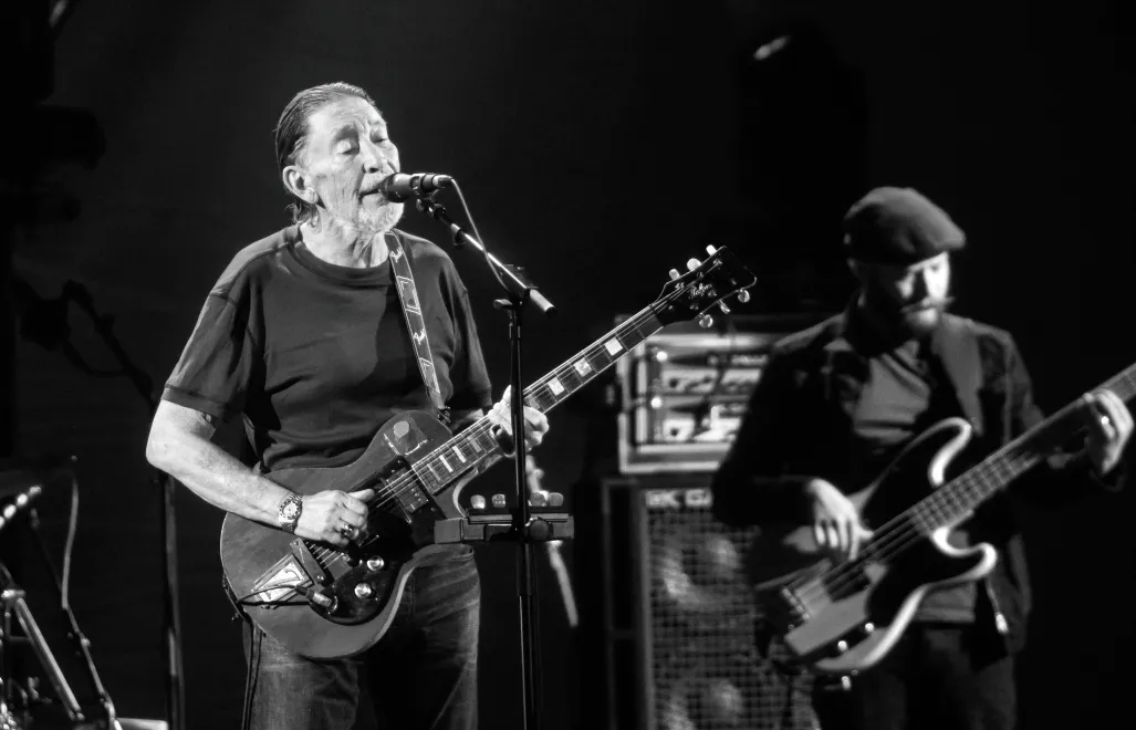 Piosenkarz rockowy i bluesowy Chris Rea. Fot. PAP/EPA/BALAZS MOHAI HUNGARY