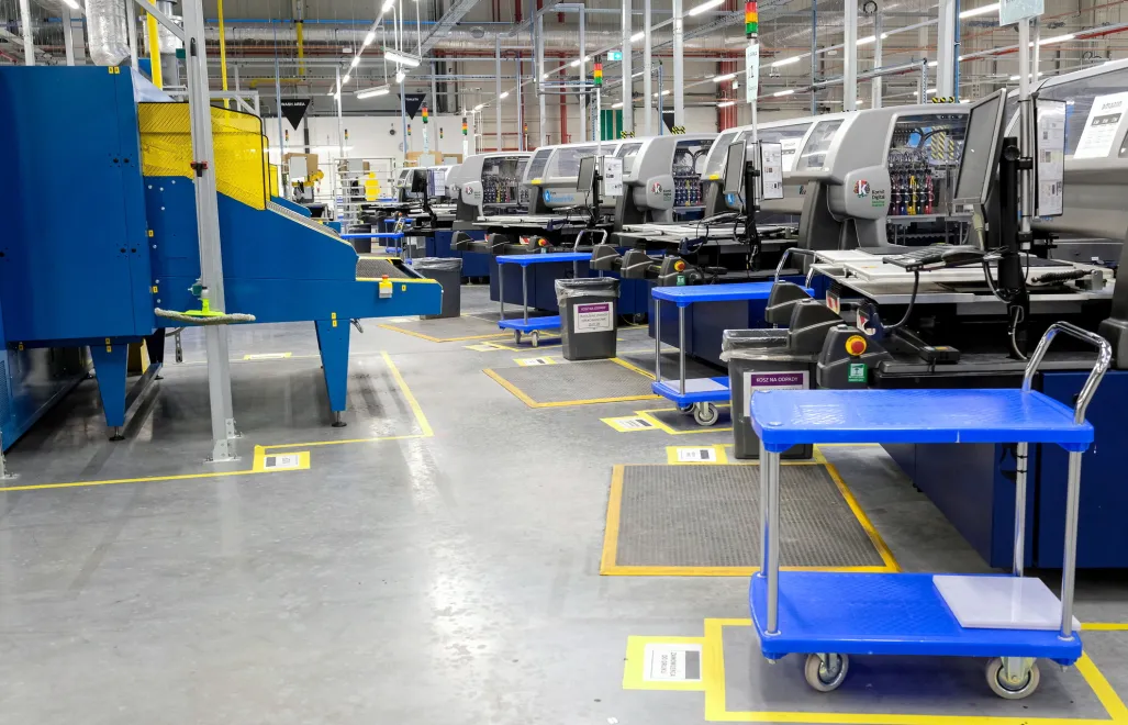 Centrum logistyki Fot. PAP/Hanna Bardo