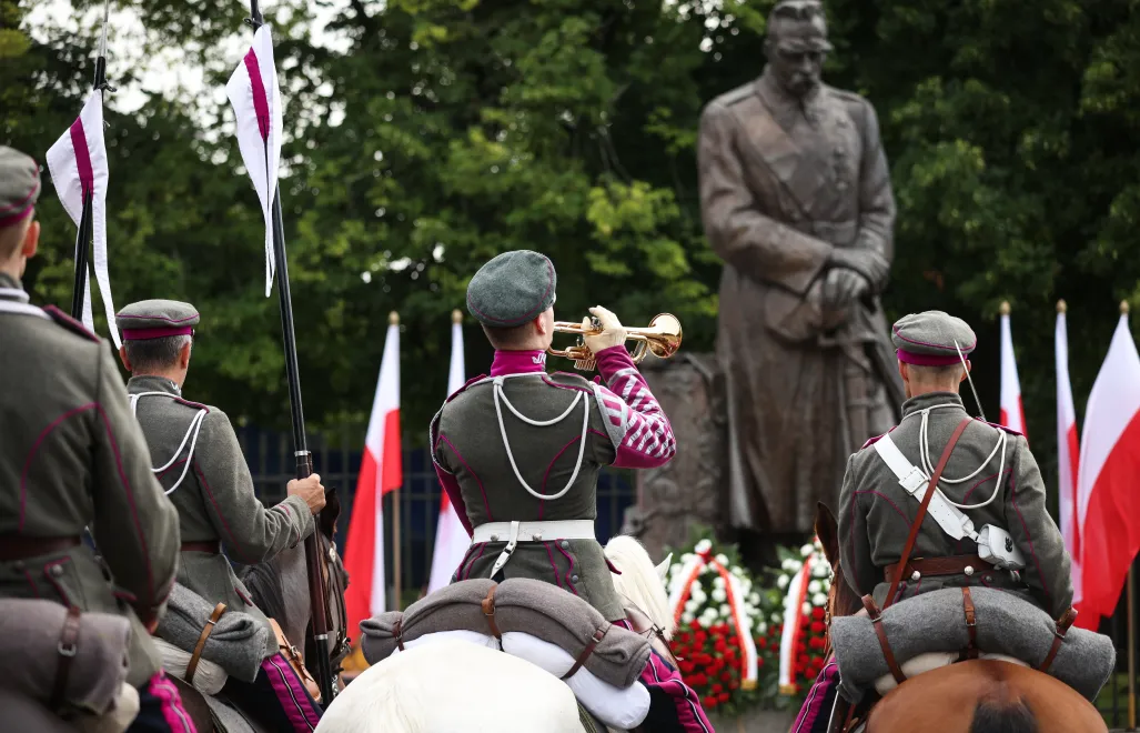 Pomnik Józefa Piłsudskiego w Warszawie. Fot. PAP/	Leszek Szymański