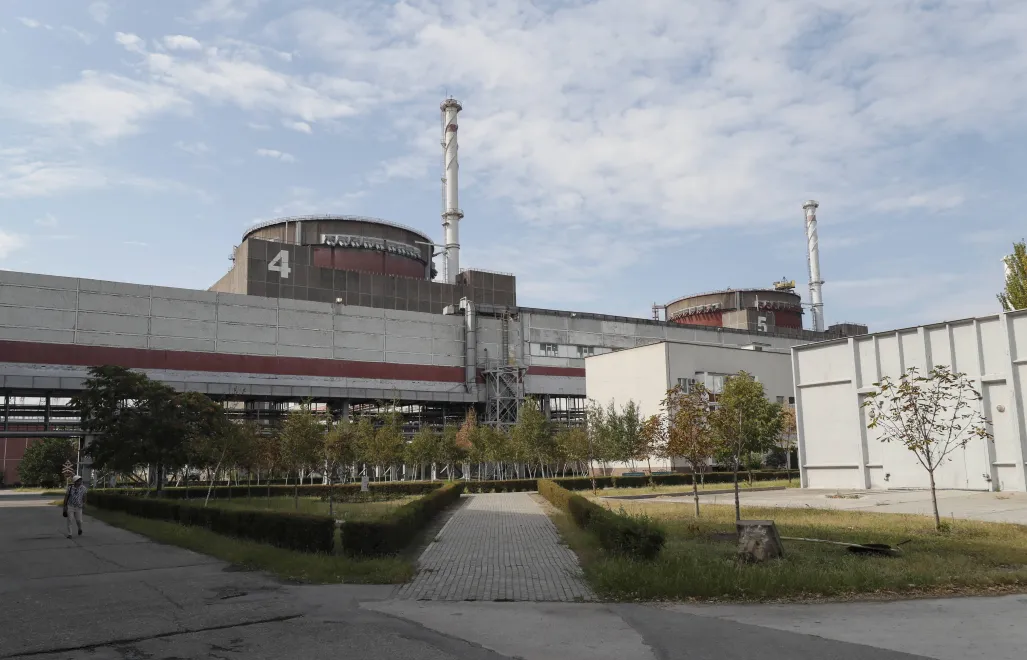 Запорожская АЭС. Fot. PAP/EPA/YURI KOCHETKOV