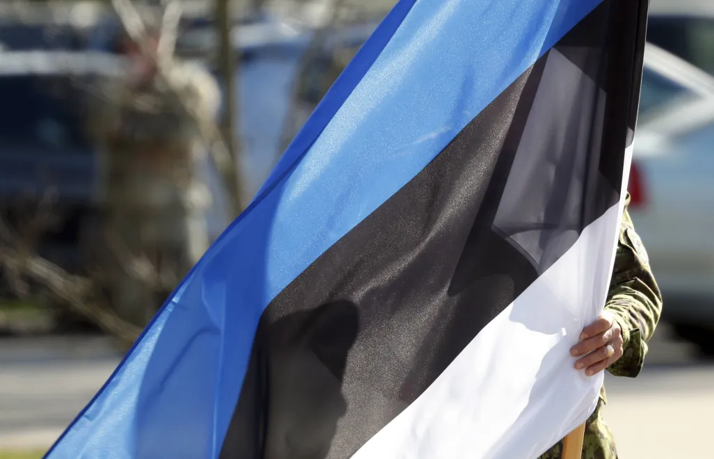 Флаг Эстонии. Fot. PAP/EPA/TOMS KALNINS (фотоиллюстрация)