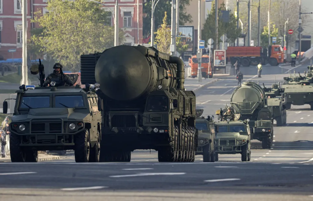 Российские пусковые установки межконтинентальных баллистических ракет РС-24 "Ярс". Fot. PAP/EPA/SERGEI ILNITSKY (фотоиллюстрация)