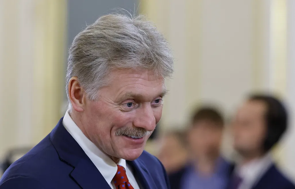 Пресс-секретарь Кремля Дмитрий Песков. Fot. PAP/EPA/EVGENIA NOVOZHENINA/POOL