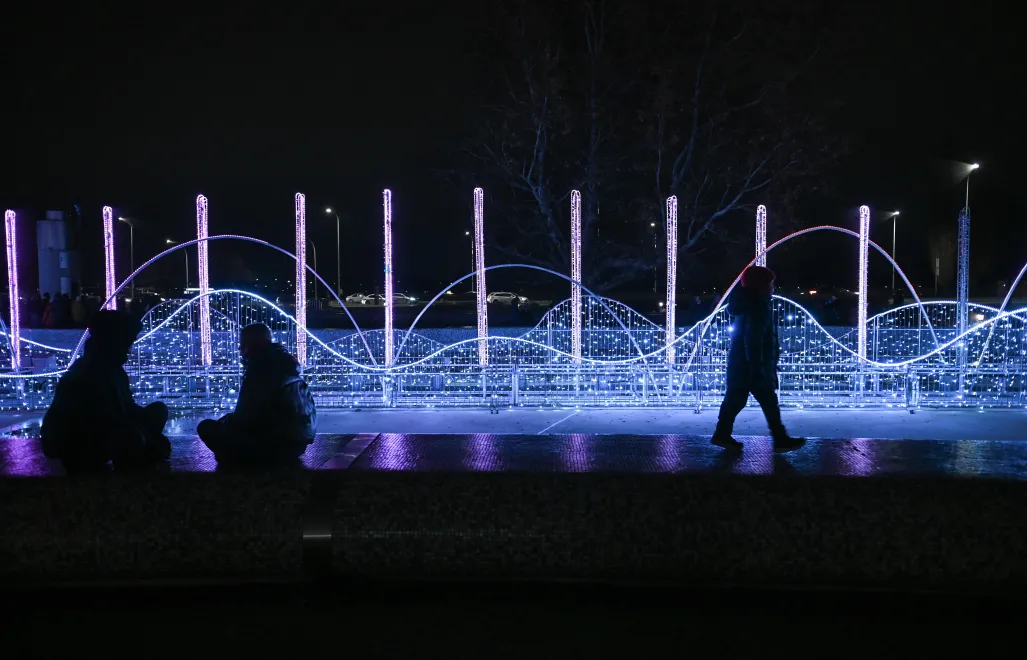 Świąteczna iluminacja. Fot. PAP/Marcin Obara