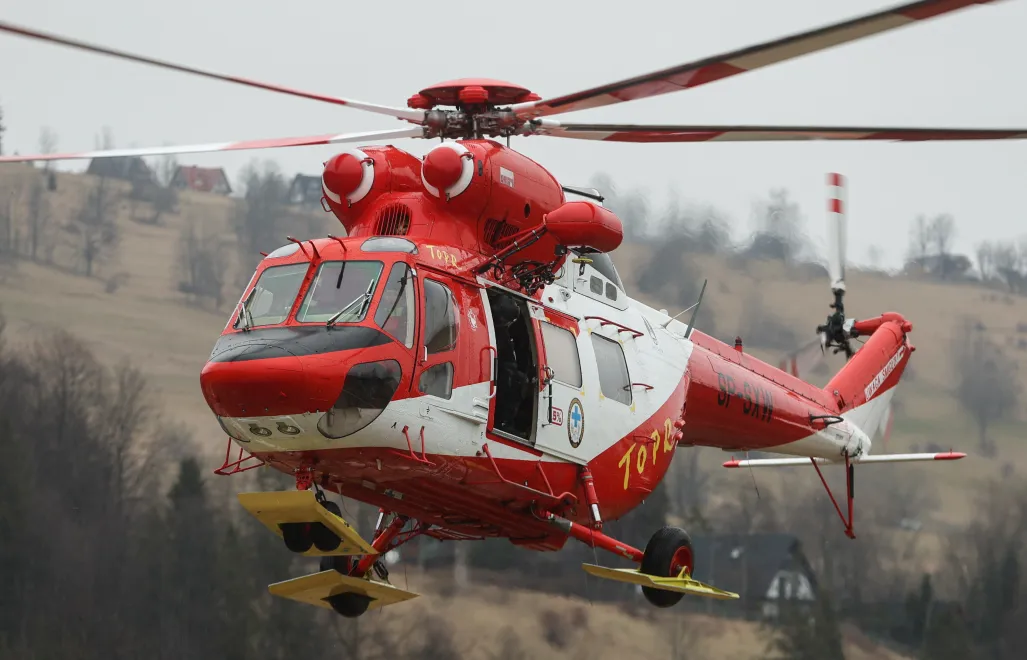 Śmigłowiec TOPR Fot. PAP/Grzegorz Momot