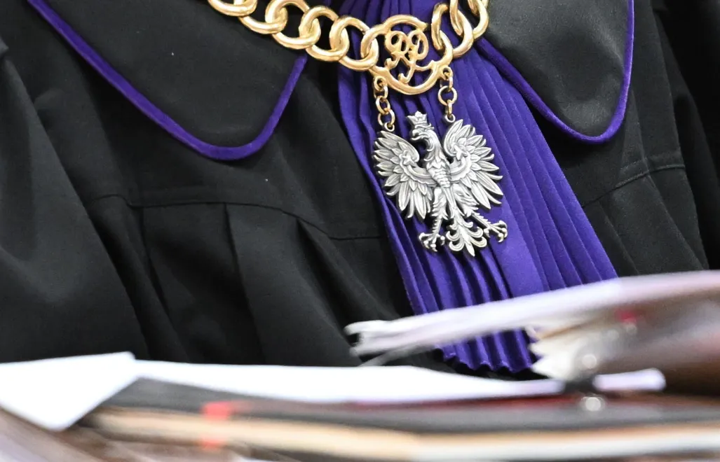 Łańcuch sędziowski Fot. PAP/Wojtek Jargiło
