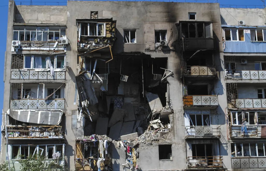 Разрушения в Одессе после российских атак фотоилюстрация Fot. PAP/EPA/IGOR TKACHENKO