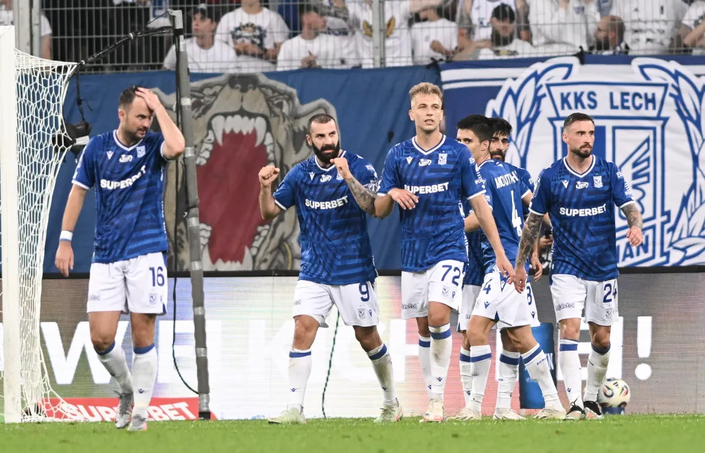Piłkarze Lecha Poznań. Fot. PAP/Art Service