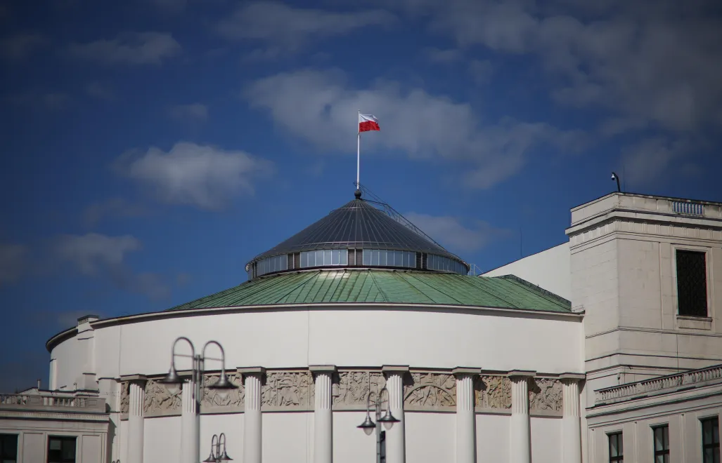 Будівля Сейму Польщі, фотоілюстрація. Fot. PAP/Leszek Szymański