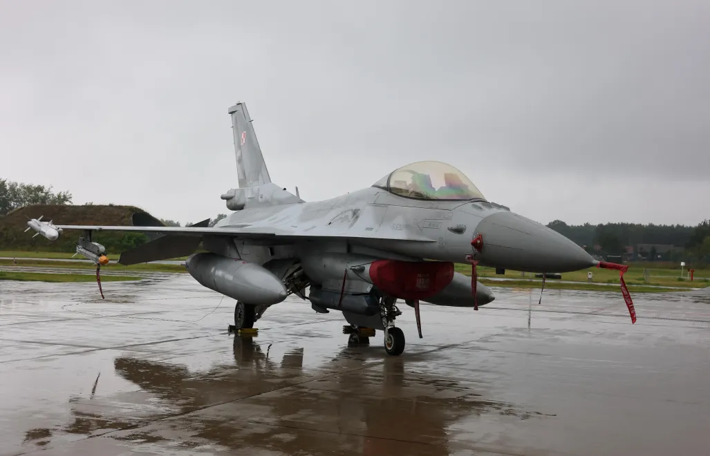 польські F-16 Fot. PAP/Marian Zubrzycki