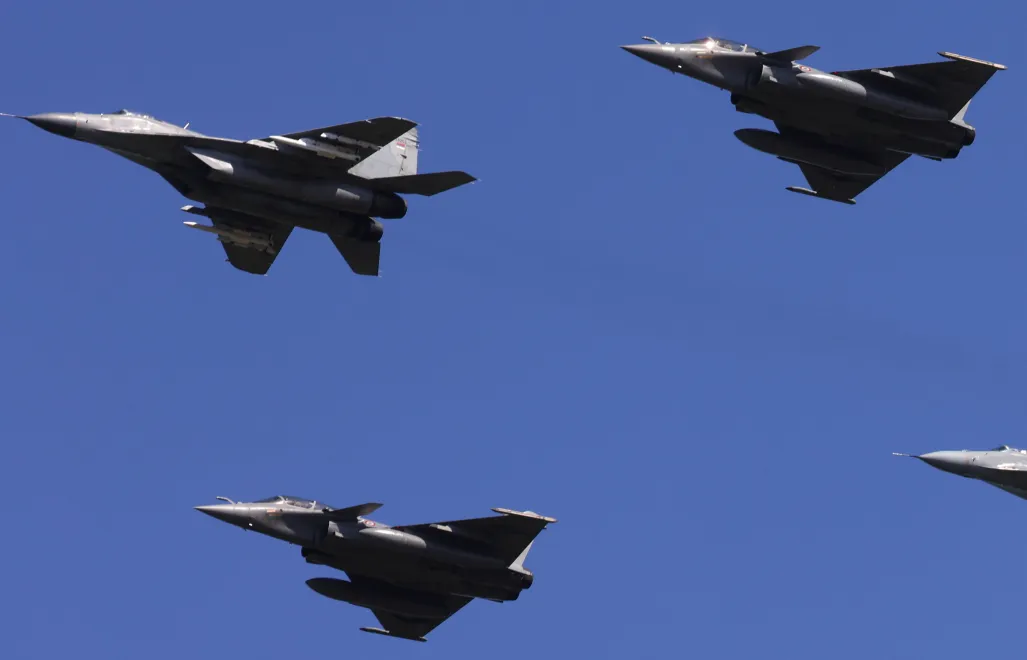 Самолеты МиГ-29. Fot. PAP/EPA/ANDREJ CUKIC (фотоиллюстрация)