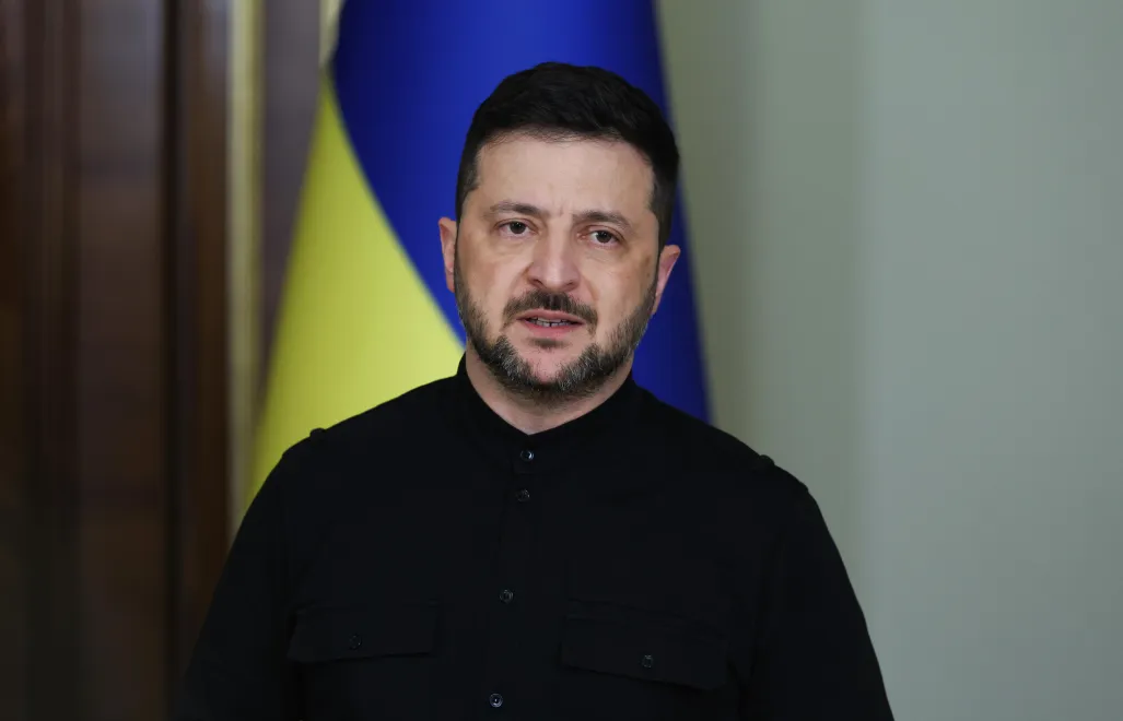 Wołodymyr Zełenski. Fot. PAP/Viktor Kovalchuk