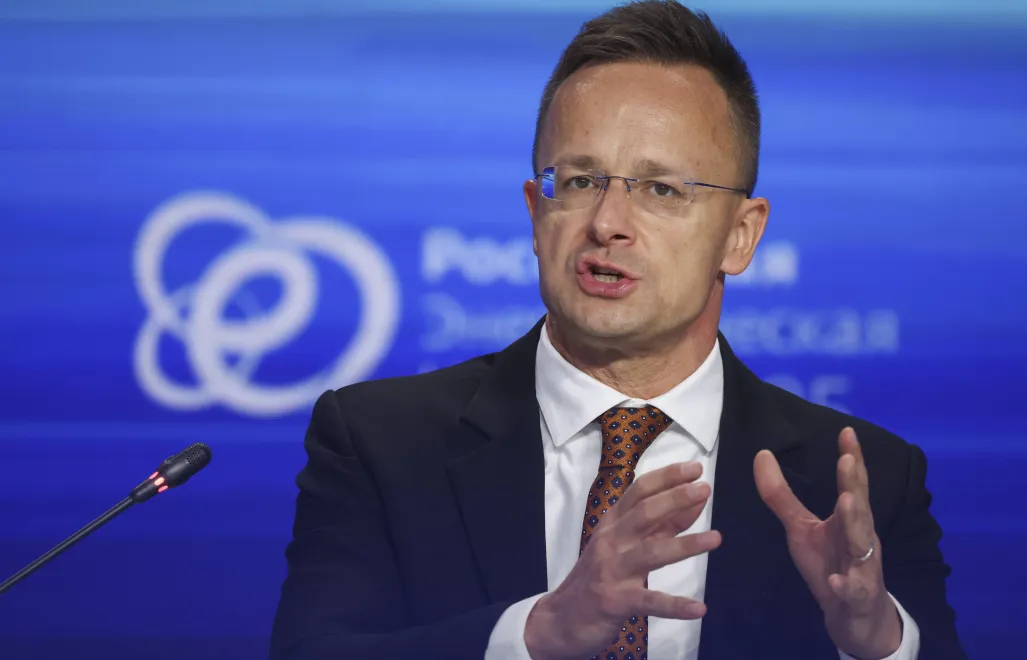 Peter Szijjarto Fot. PAP/EPA/MAXIM SHIPENKOV