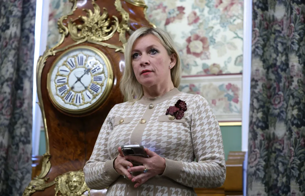 Rzeczniczka MSZ Rosji Maria Zacharowa, fot. PAP/EPA/REUTERS POOL/RAMIL SITDIKOV/POOL/