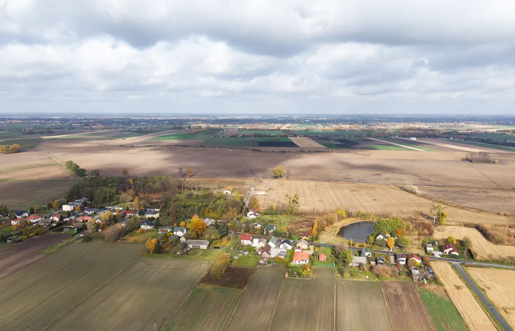Zabłotnia, działka pod CPK. Fot. PAP/Leszek Szymański