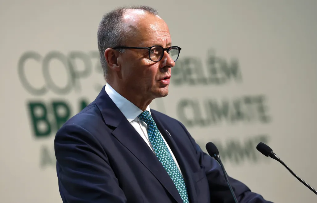 Kanclerz Niemiec Friedrich Merz. Fot. PAP/EPA/ANDRE COELHO 