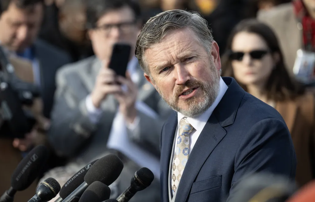 Thomas Massie, republikański kongresmen, fot. PAP/EPA/LUKE JOHNSON