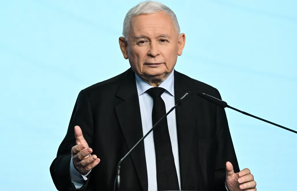 Jarosław Kaczyński. Fot. PAP/Radek Pietruszka
