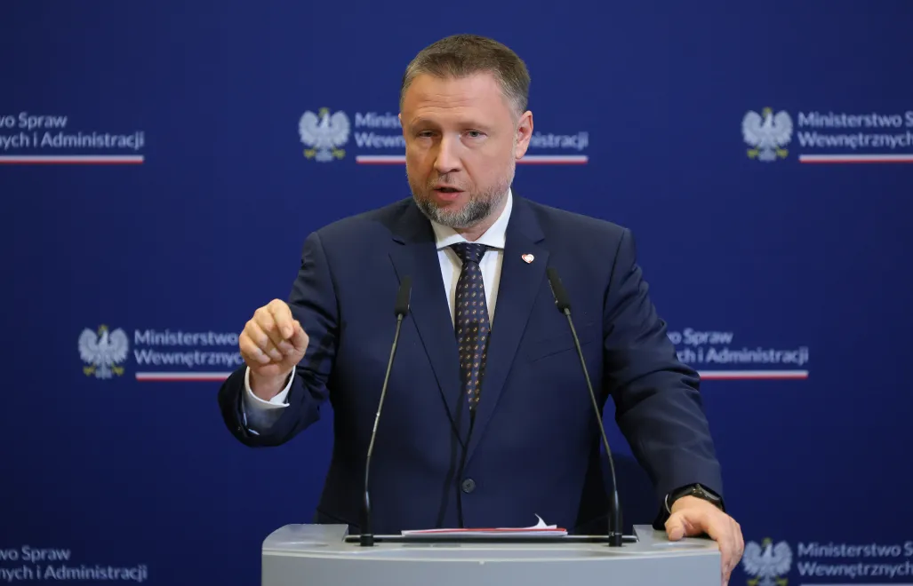 Szef MSWiA Marcin Kierwiński, fot. PAP/Paweł Supernak