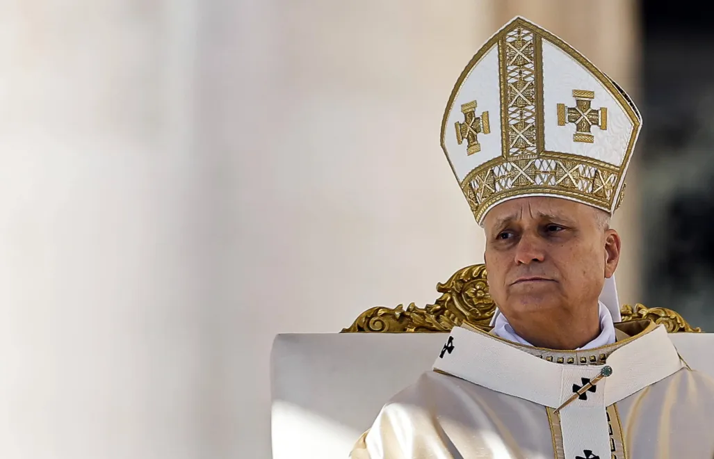 Leon XIV. Fot. PAP/EPA/	ANGELO CARCONI