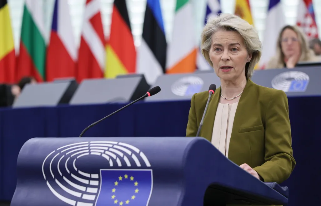 Ursula von der Leyen. Fot. PAP/EPA/RONALD WITTEK